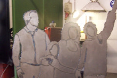 familie tuinbeeld
