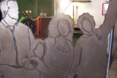 familie tuinbeeld