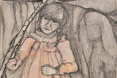 tekening onbekende heldin